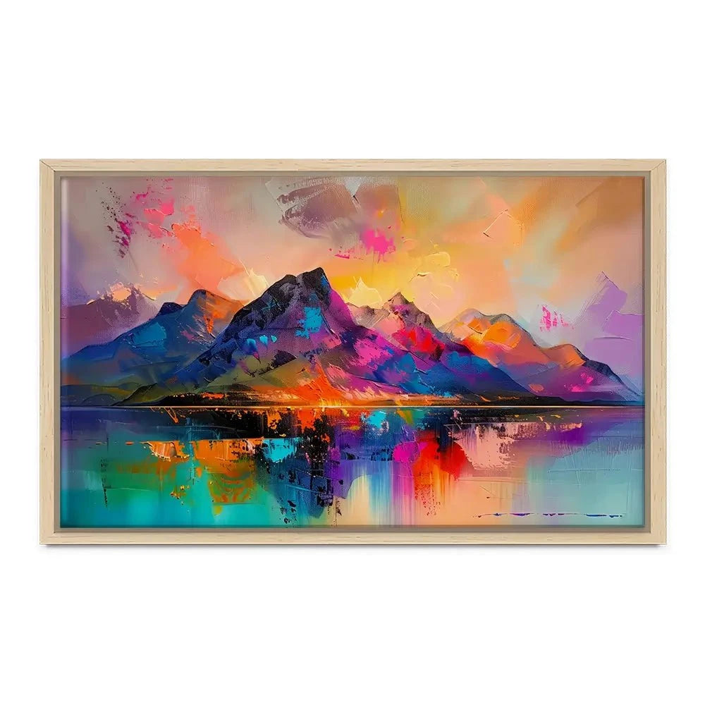 Mountain Abstract Canvas Print Mountain Abstract Canvas Print wall art product David Alexander Elder