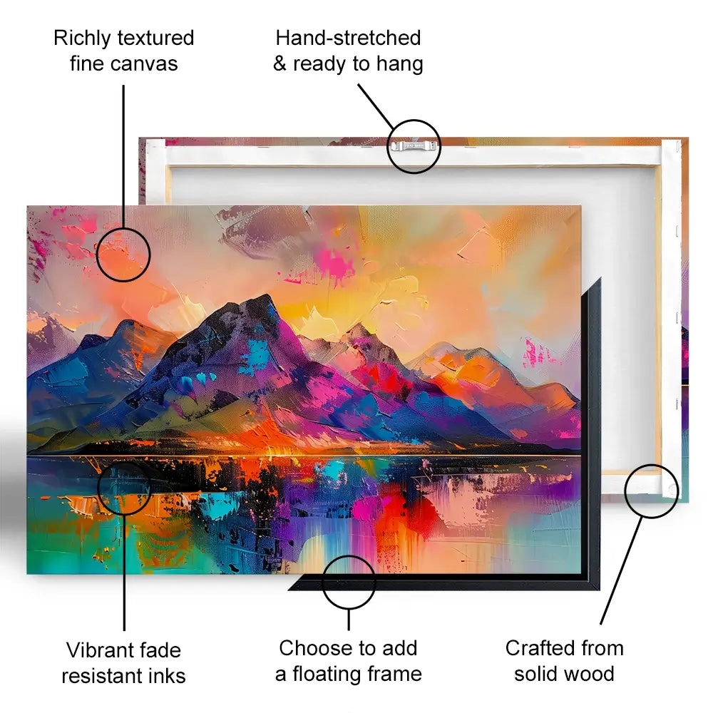Mountain Abstract Canvas Print Mountain Abstract Canvas Print wall art product David Alexander Elder