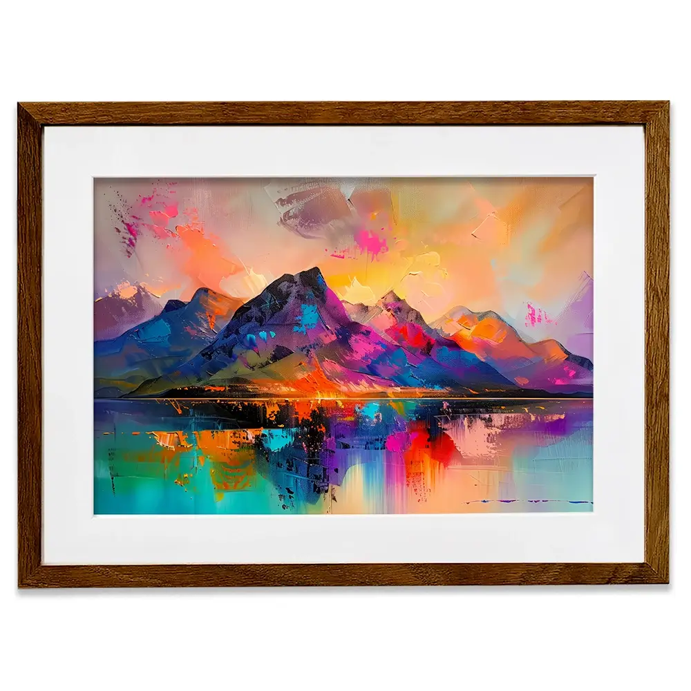Mountain Abstract Framed Art Print Mountain Abstract Framed Art Print wall art product David Alexander Elder
