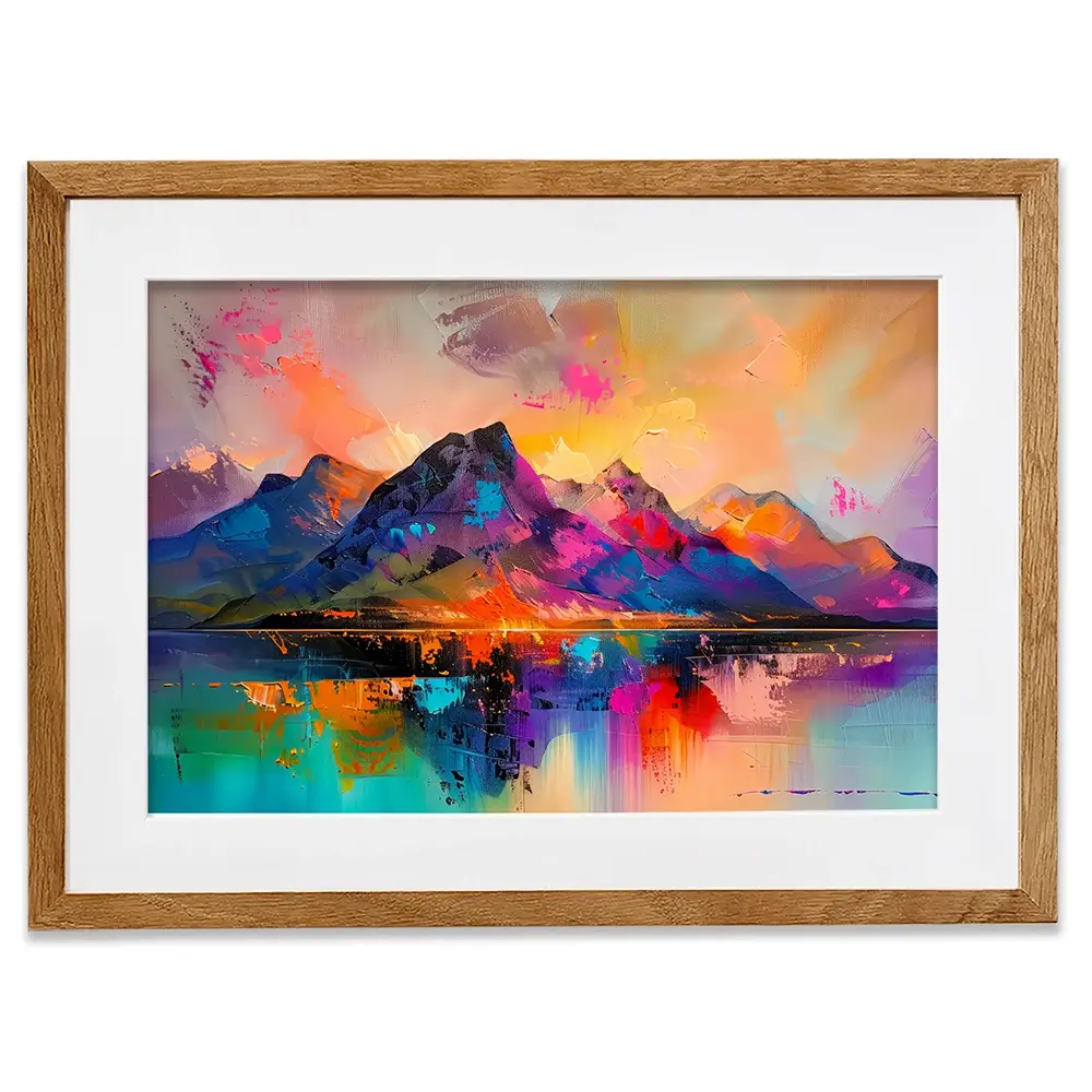 Mountain Abstract Framed Art Print Mountain Abstract Framed Art Print wall art product David Alexander Elder