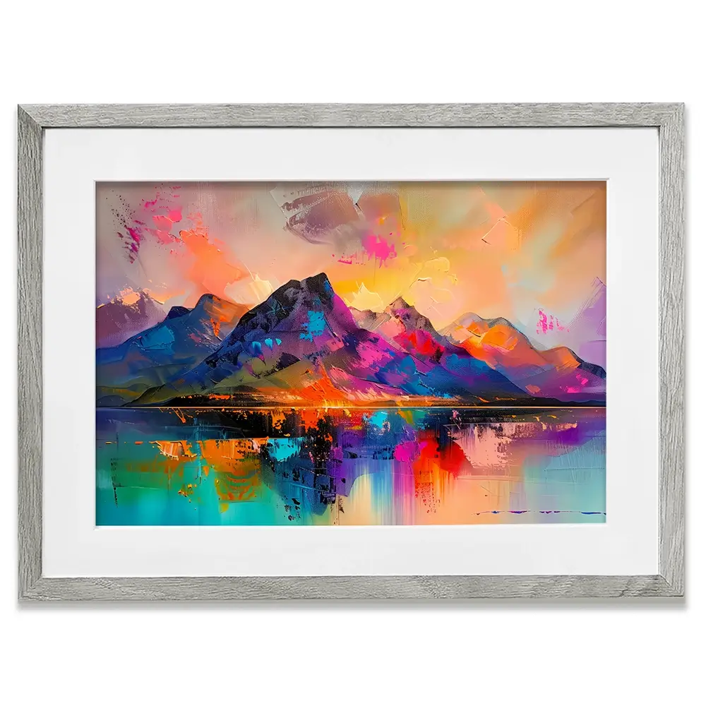 Mountain Abstract Framed Art Print Mountain Abstract Framed Art Print wall art product David Alexander Elder