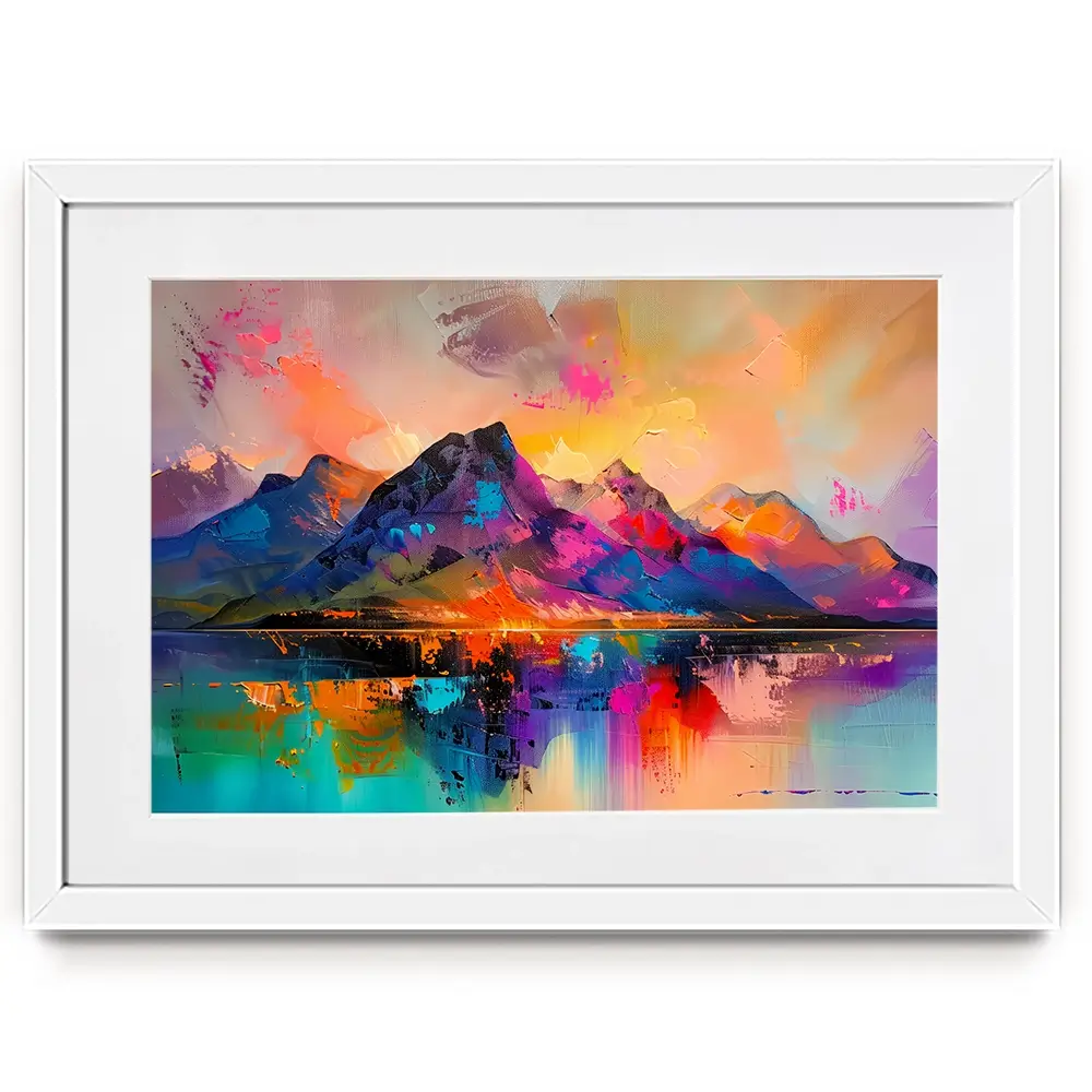 Mountain Abstract Framed Art Print Mountain Abstract Framed Art Print wall art product David Alexander Elder