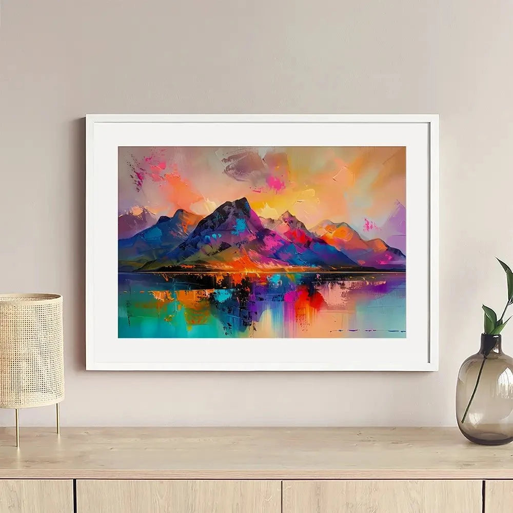 Mountain Abstract Framed Art Print Mountain Abstract Framed Art Print wall art product David Alexander Elder
