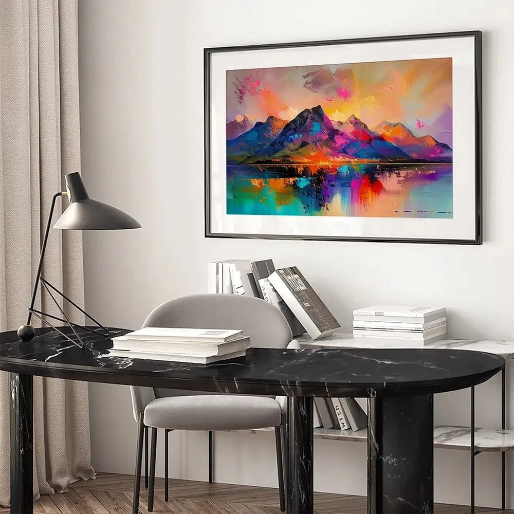 Mountain Abstract Framed Art Print Mountain Abstract Framed Art Print wall art product David Alexander Elder