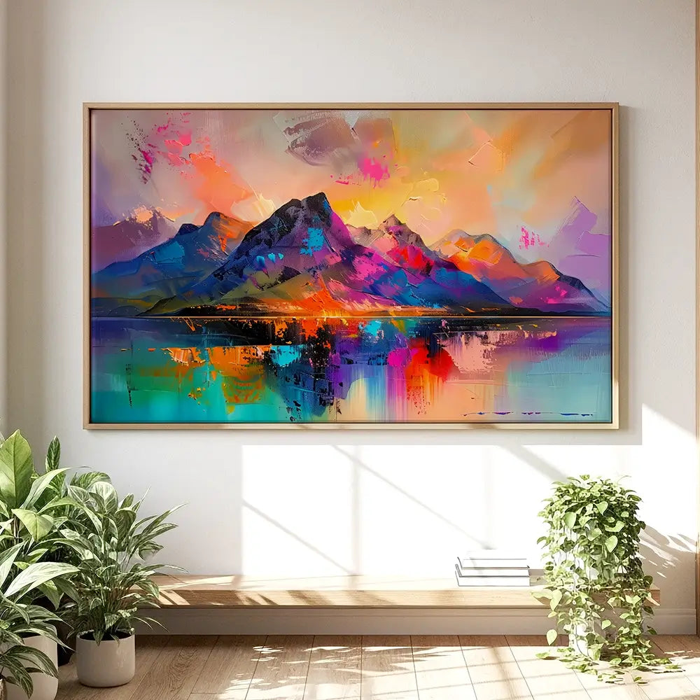 Mountain Abstract Oversized Canvas Print Mountain Abstract Oversized Canvas Print wall art product Art Print Shop