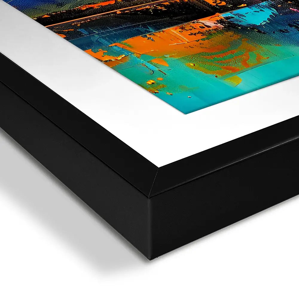 Mountain Abstract Square Framed Art Print Mountain Abstract Square Framed Art Print wall art product Art Print Shop