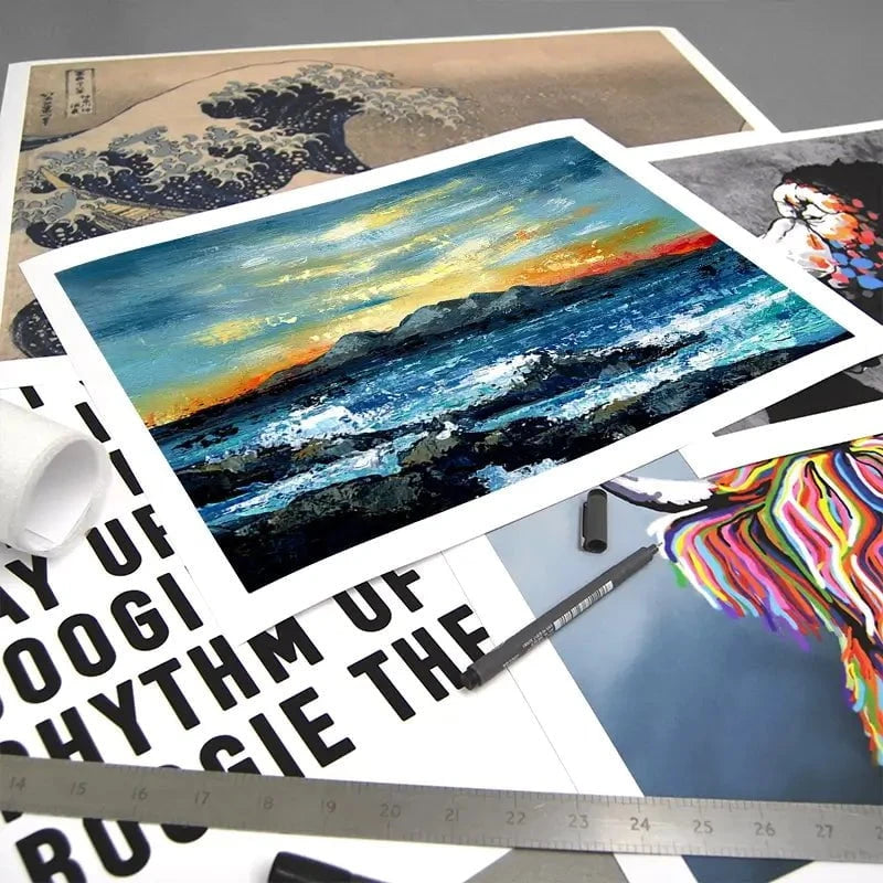 Mountain And Sunset Art Print Mountain And Sunset Art Print wall art product Svetlana Aleynikova