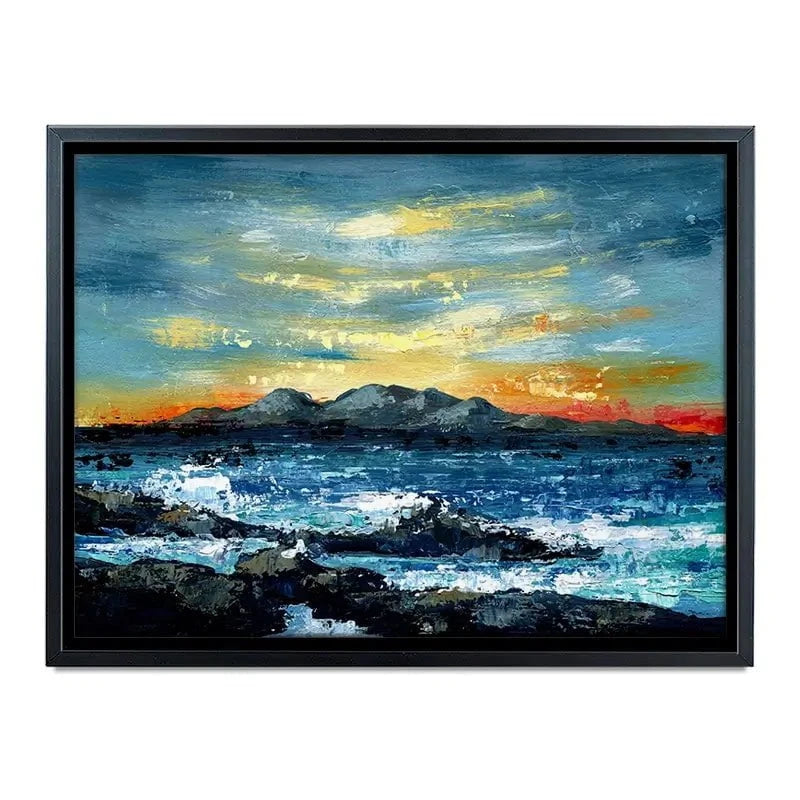 Mountain And Sunset Canvas Print Mountain And Sunset Canvas Print wall art product Svetlana Aleynikova