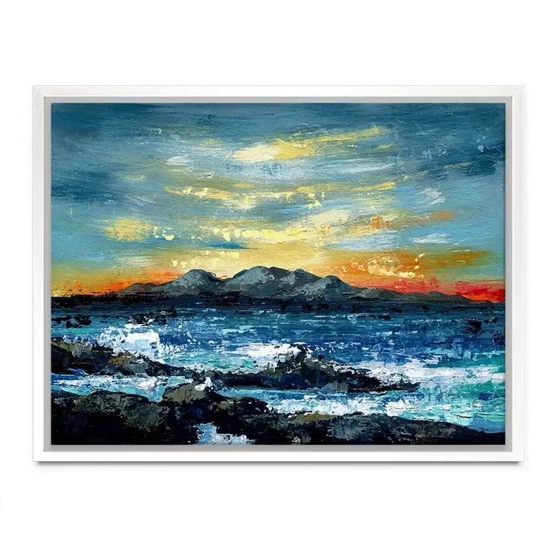 Mountain And Sunset Canvas Print Mountain And Sunset Canvas Print wall art product Svetlana Aleynikova