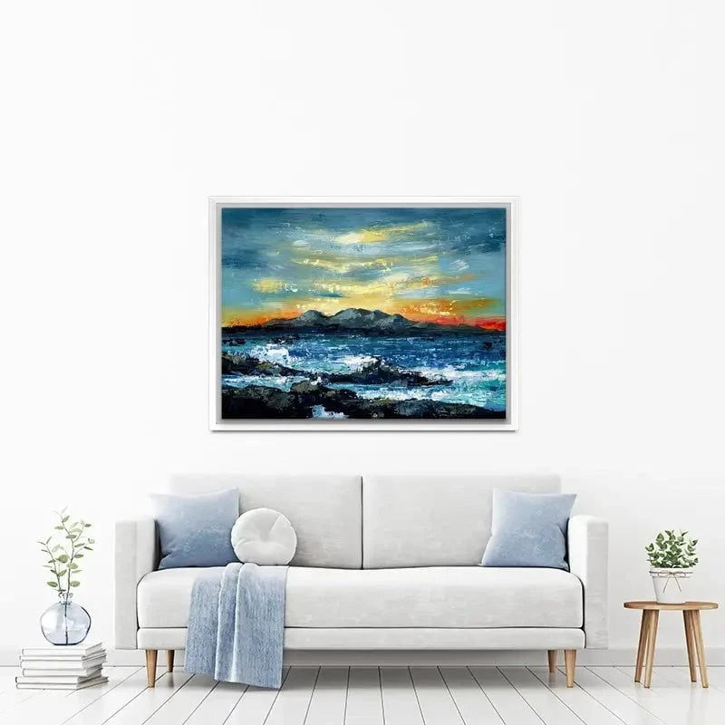 Mountain And Sunset Canvas Print Mountain And Sunset Canvas Print wall art product Svetlana Aleynikova