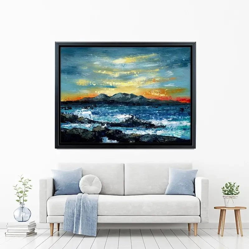 Mountain And Sunset Canvas Print Mountain And Sunset Canvas Print wall art product Svetlana Aleynikova