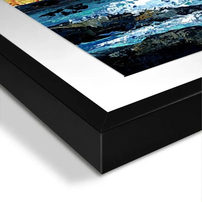 Mountain And Sunset Framed Art Print Mountain And Sunset Framed Art Print wall art product Svetlana Aleynikova