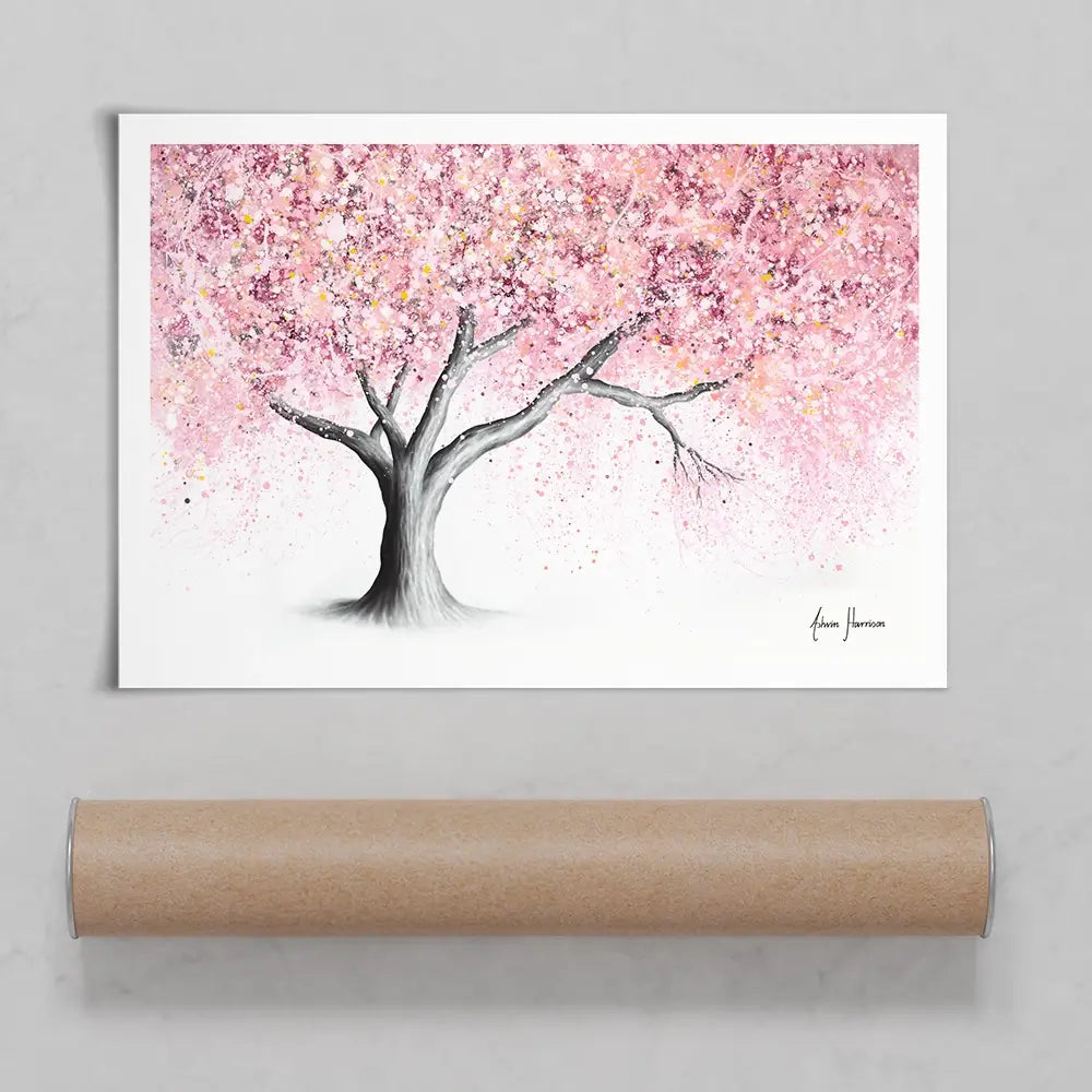 Mountain Blossom Tree Art Print Mountain Blossom Tree Art Print wall art product Ashvin Harrison