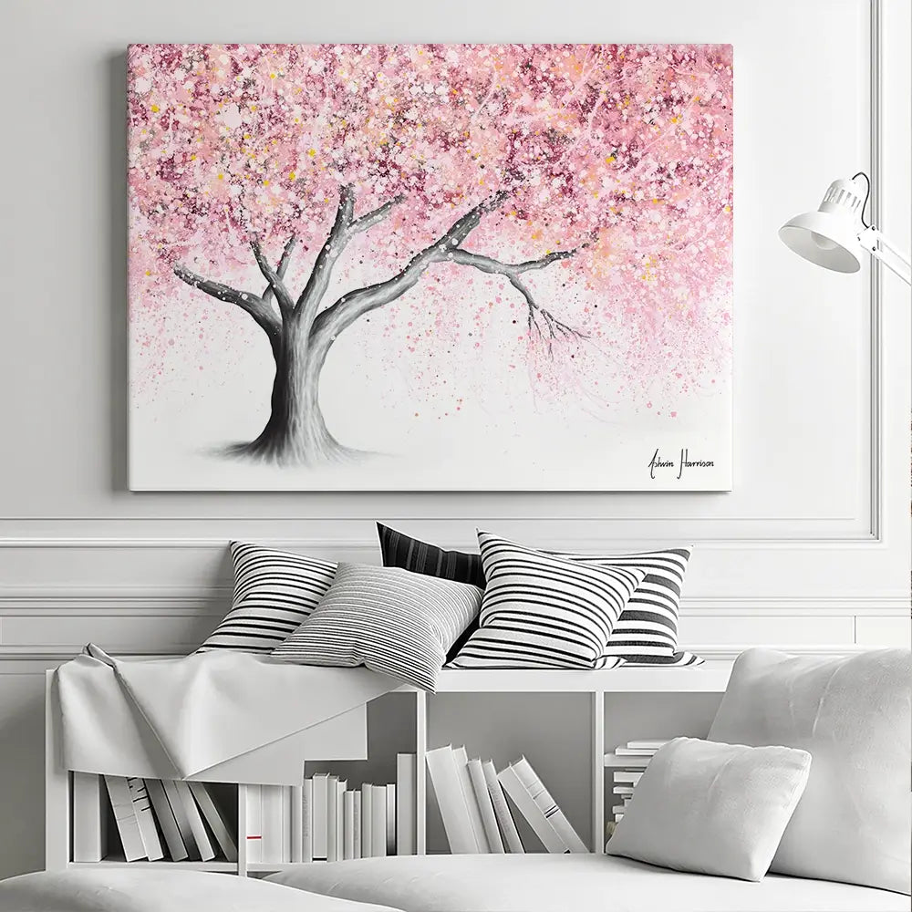 Mountain Blossom Tree Canvas Print Mountain Blossom Tree Canvas Print wall art product Ashvin Harrison
