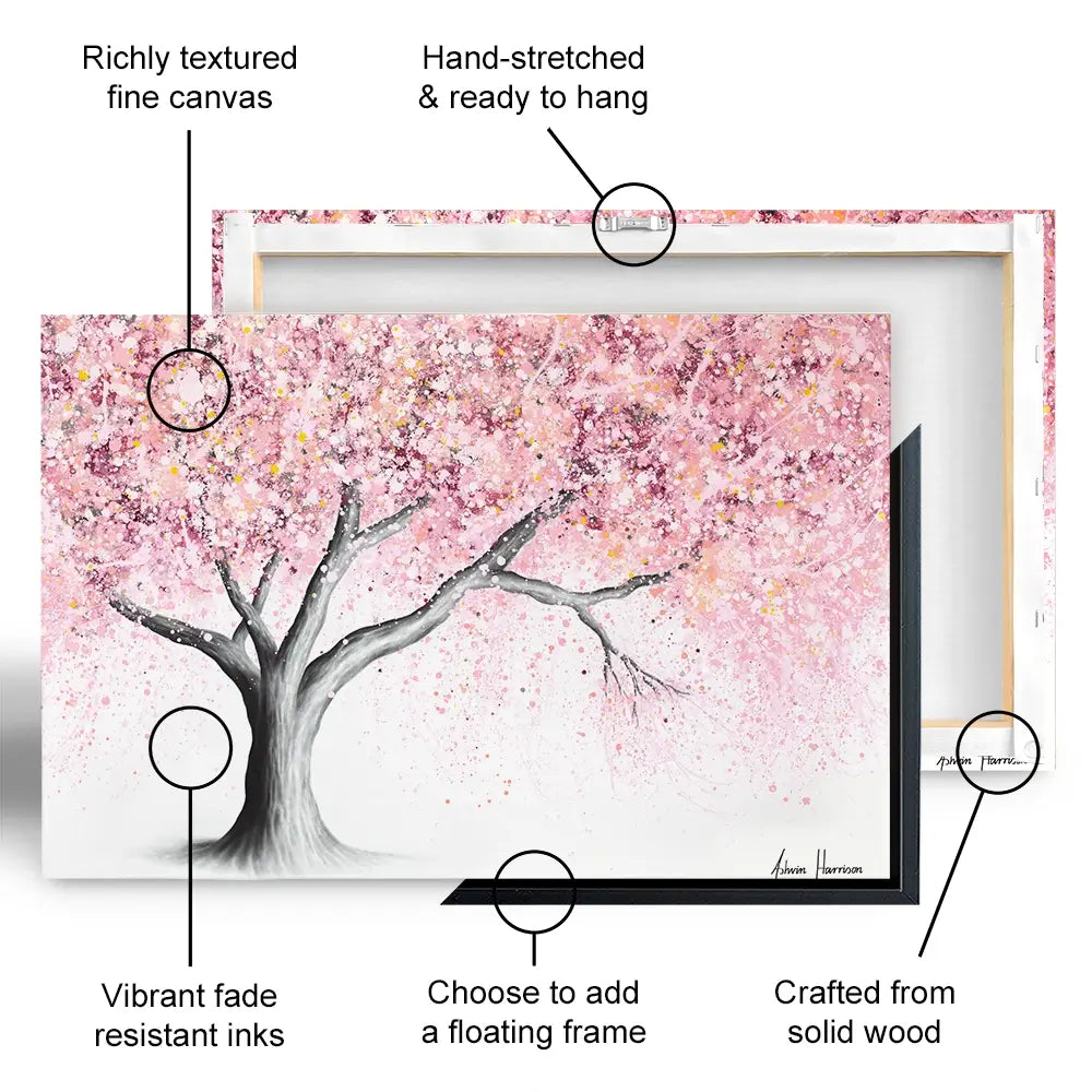 Mountain Blossom Tree Canvas Print Mountain Blossom Tree Canvas Print wall art product Ashvin Harrison