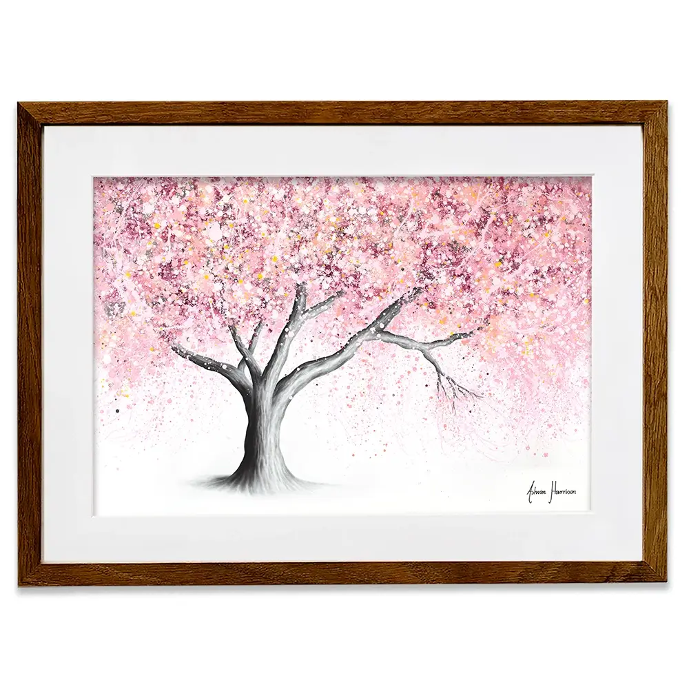 Mountain Blossom Tree Framed Art Print Mountain Blossom Tree Framed Art Print wall art product Ashvin Harrison
