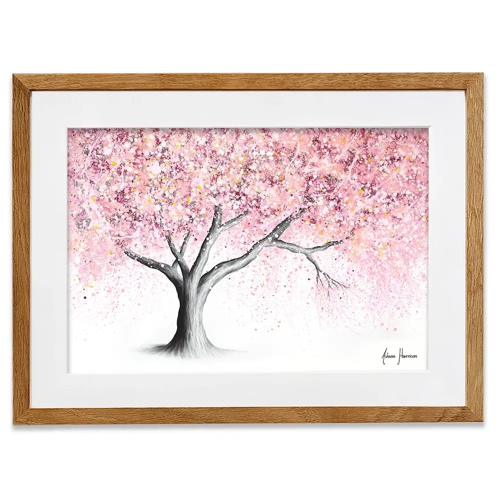 Mountain Blossom Tree Framed Art Print Mountain Blossom Tree Framed Art Print wall art product Ashvin Harrison