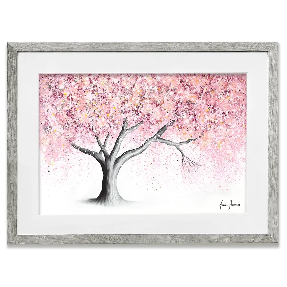 Mountain Blossom Tree Framed Art Print Mountain Blossom Tree Framed Art Print wall art product Ashvin Harrison