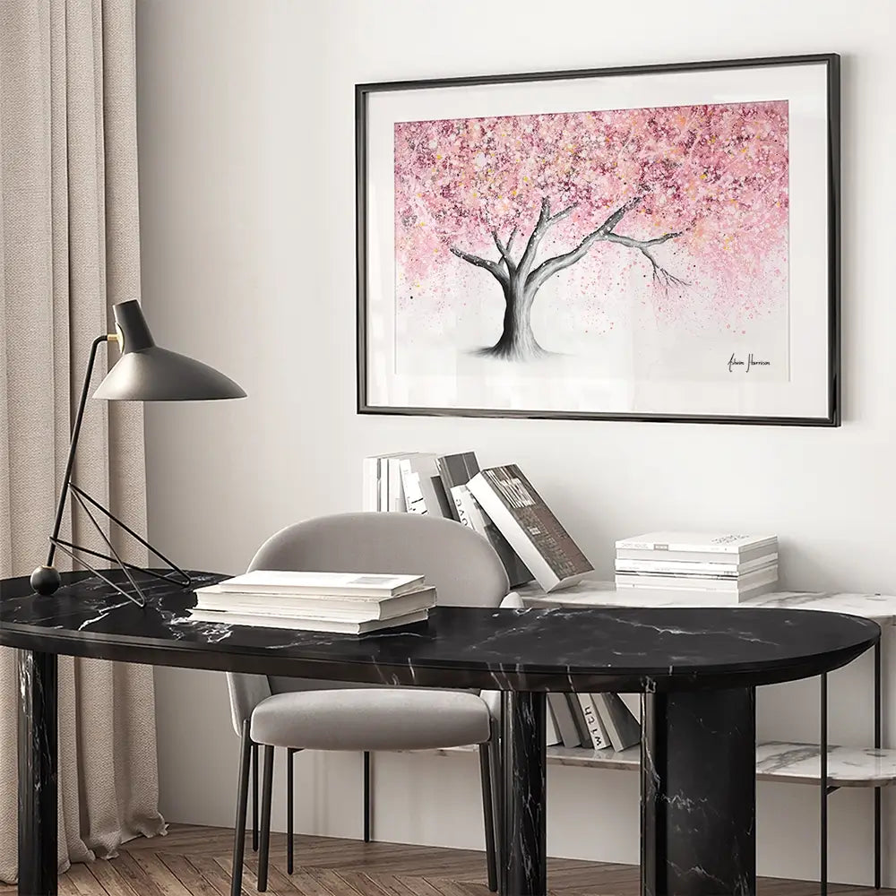 Mountain Blossom Tree Framed Art Print Mountain Blossom Tree Framed Art Print wall art product Ashvin Harrison