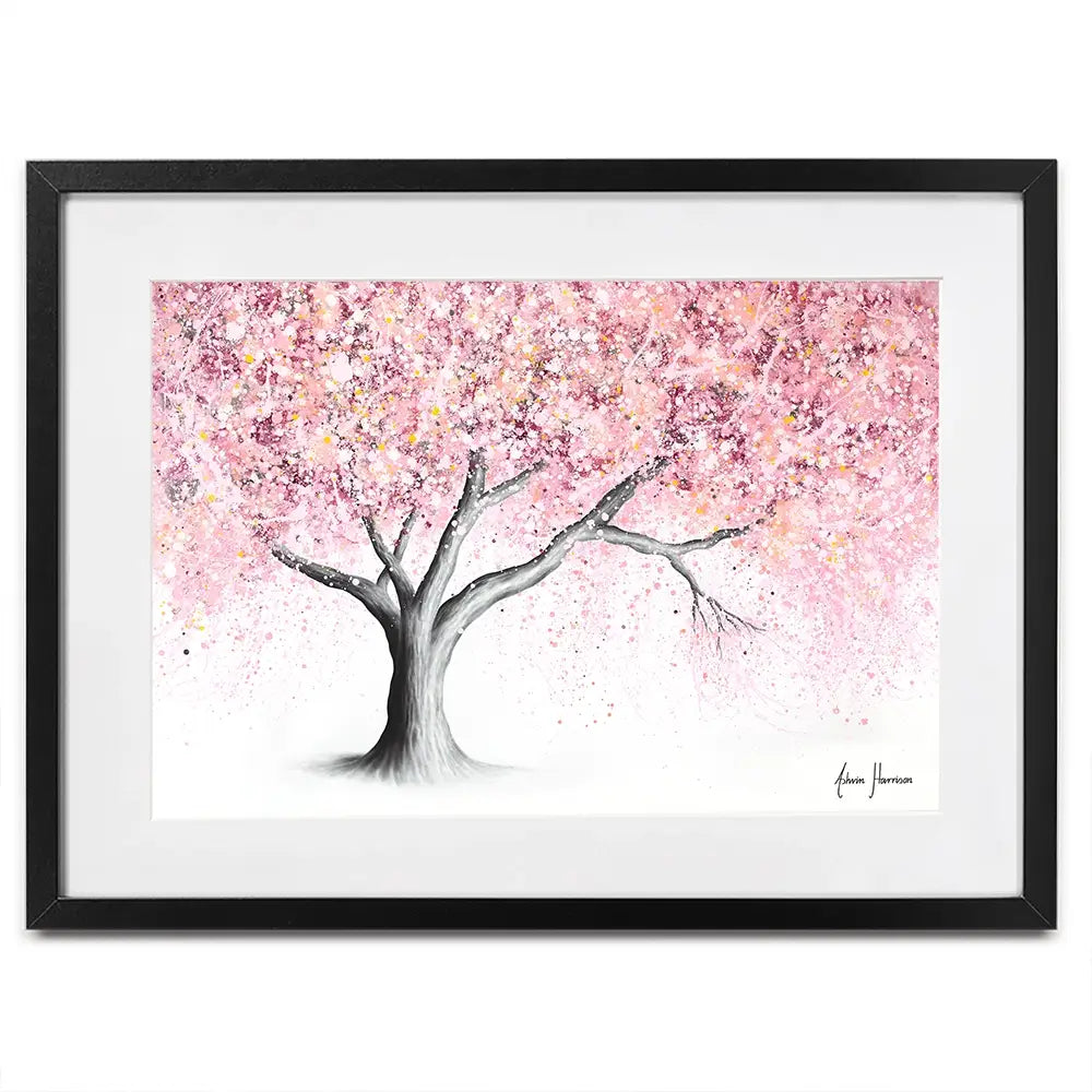 Mountain Blossom Tree Framed Art Print Mountain Blossom Tree Framed Art Print wall art product Ashvin Harrison