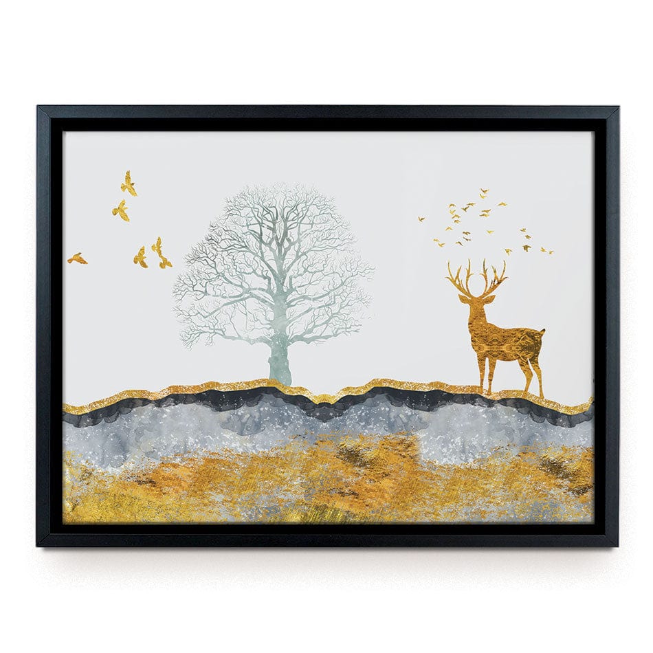 Mountain Deer Canvas Print wall art product mosamem adv / Shutterstock