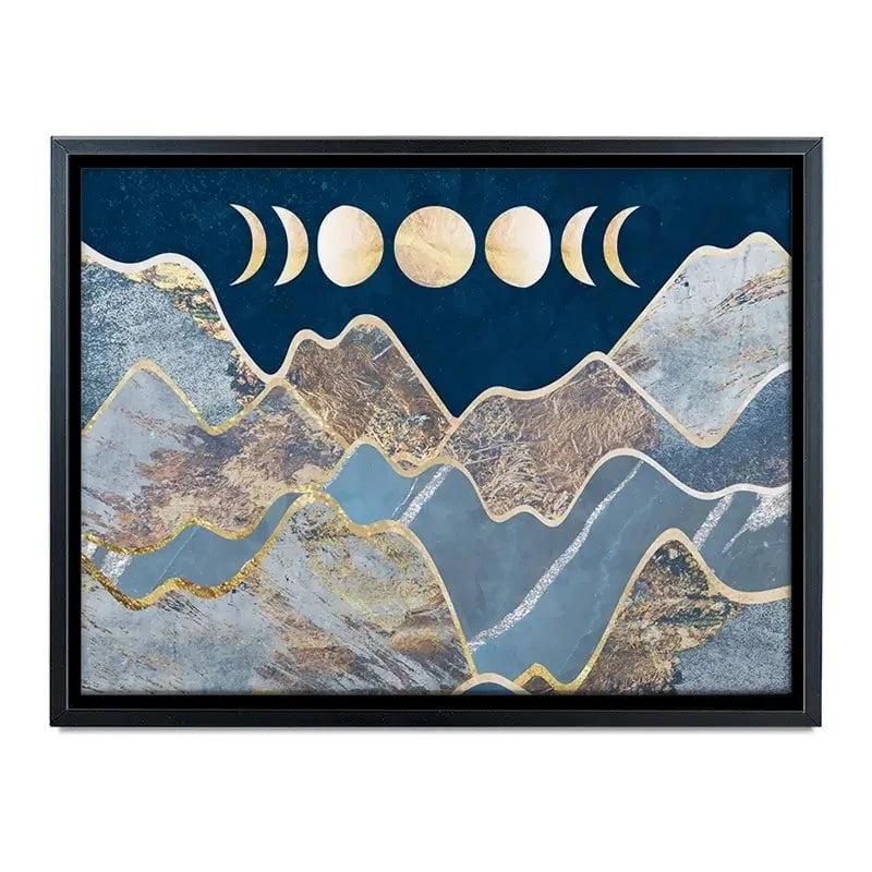 Mountain Moon Cycles Canvas Print Mountain Moon Cycles Canvas Print wall art product Sarah Manovski