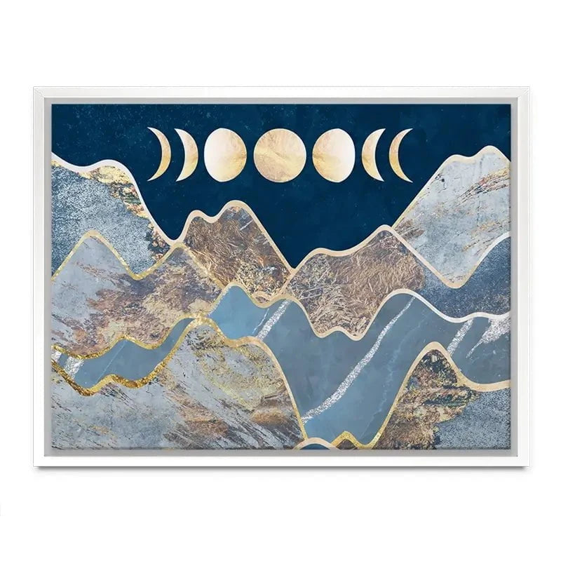 Mountain Moon Cycles Canvas Print Mountain Moon Cycles Canvas Print wall art product Sarah Manovski