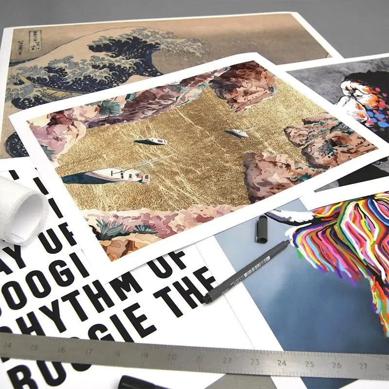 Mountain River Of Gold Art Print Mountain River Of Gold Art Print wall art product Svetlana Aleynikova