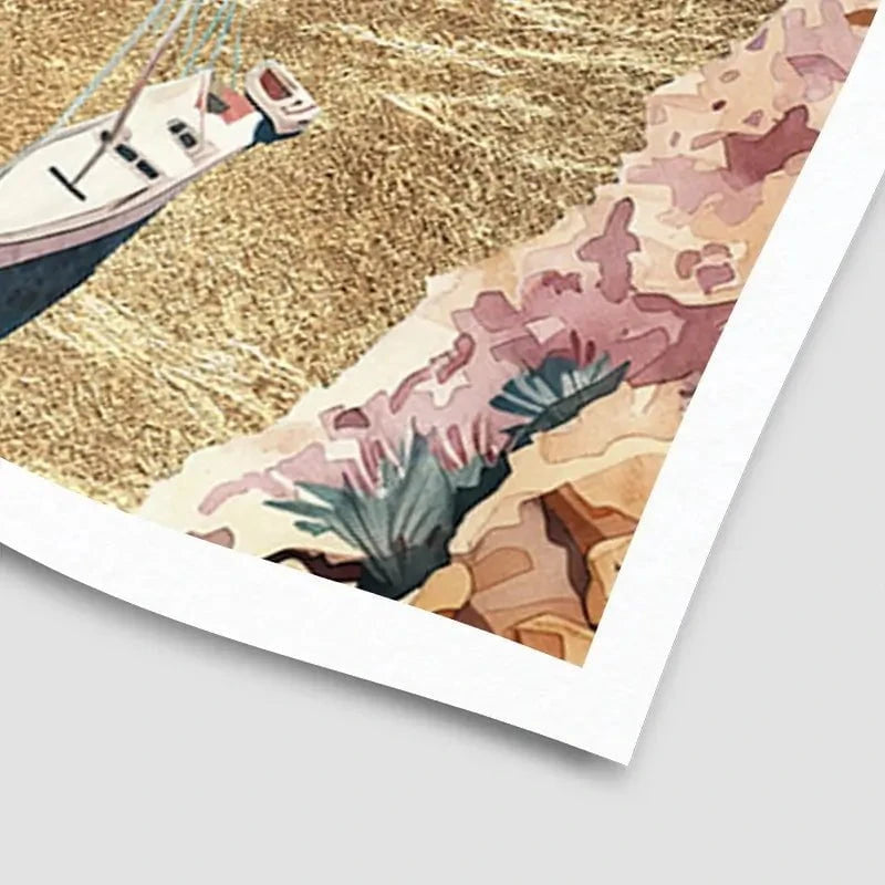 Mountain River Of Gold Art Print Mountain River Of Gold Art Print wall art product Svetlana Aleynikova