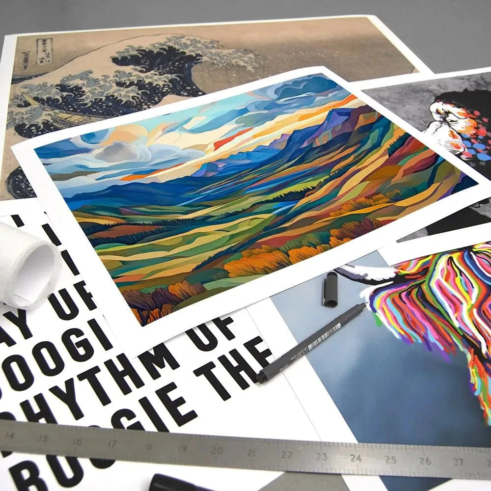 Mountain Valley Art Print Mountain Valley Art Print wall art product David Alexander Elder