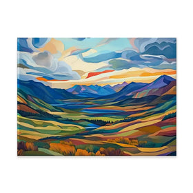 Mountain Valley Canvas Print Mountain Valley Canvas Print wall art product David Alexander Elder