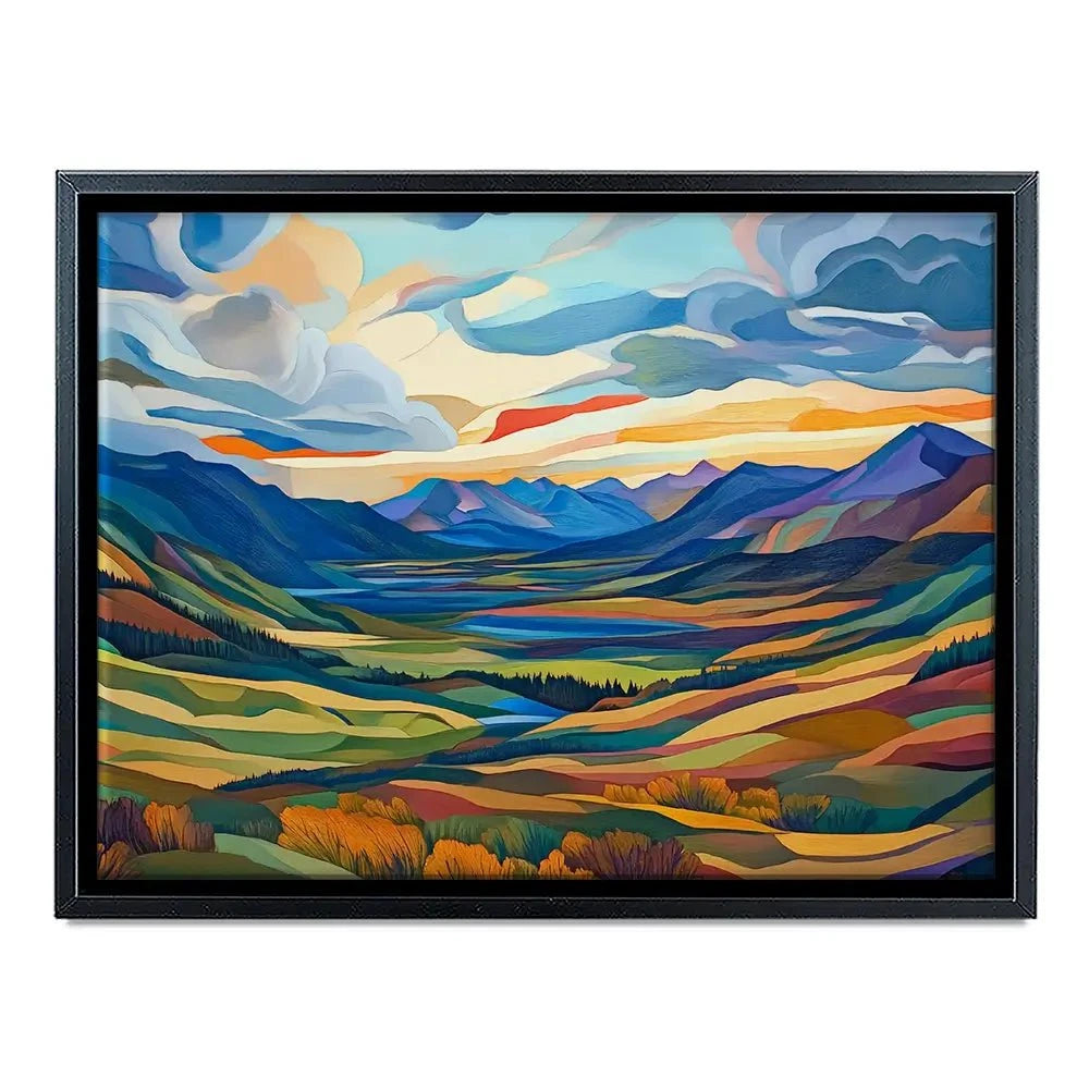 Mountain Valley Canvas Print Mountain Valley Canvas Print wall art product David Alexander Elder