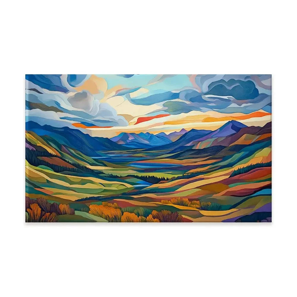 Mountain Valley Canvas Print Mountain Valley Canvas Print wall art product David Alexander Elder