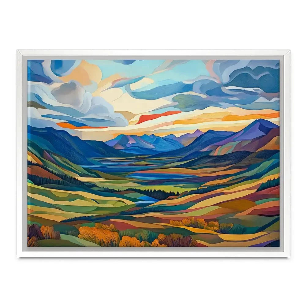 Mountain Valley Canvas Print Mountain Valley Canvas Print wall art product David Alexander Elder
