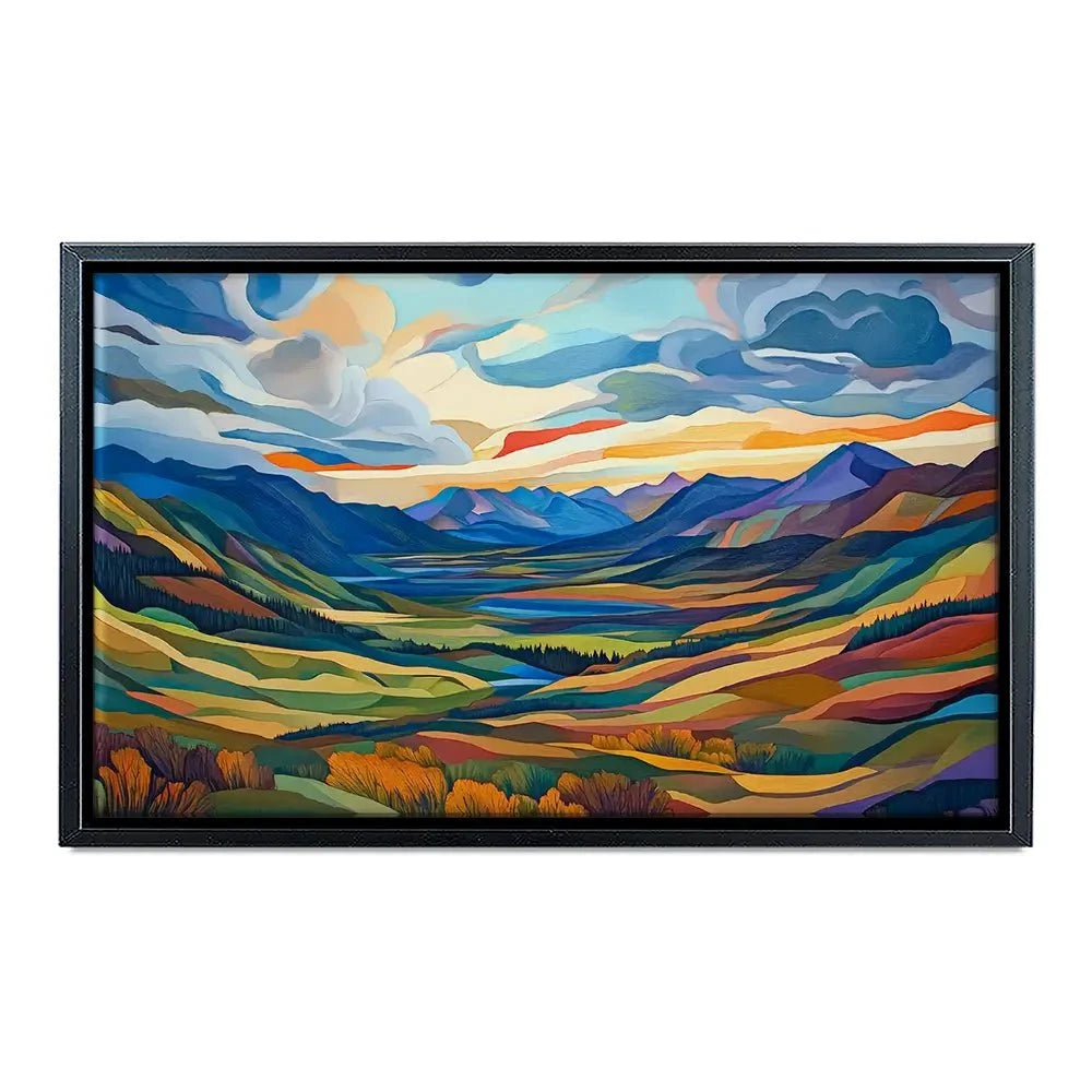 Mountain Valley Canvas Print Mountain Valley Canvas Print wall art product David Alexander Elder