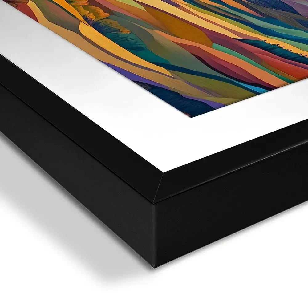 Mountain Valley Framed Art Print Mountain Valley Framed Art Print wall art product David Alexander Elder