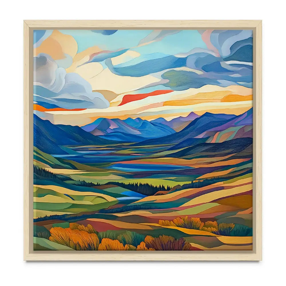 Mountain Valley Oversized Canvas Print Mountain Valley Oversized Canvas Print wall art product David Alexander Elder