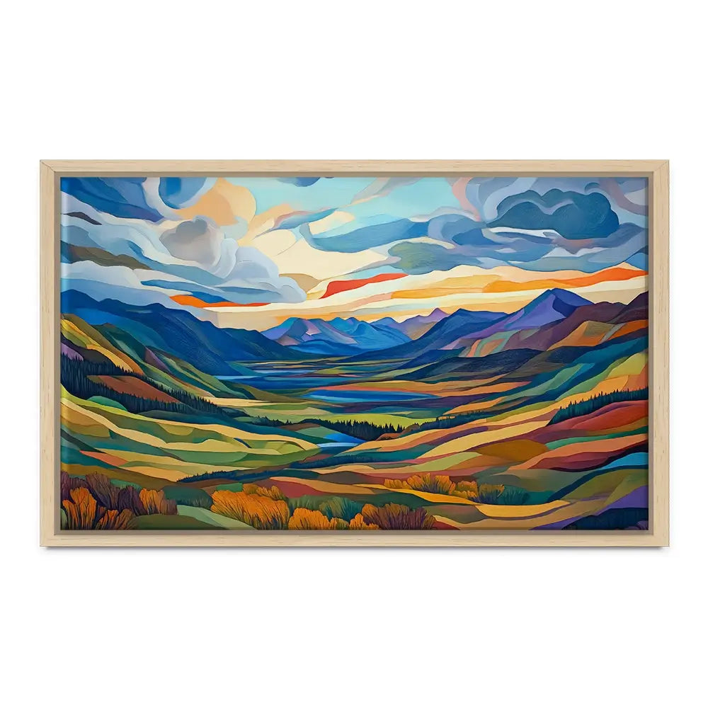 Mountain Valley Oversized Canvas Print Mountain Valley Oversized Canvas Print wall art product David Alexander Elder