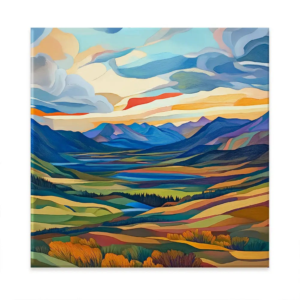 Mountain Valley Oversized Canvas Print Mountain Valley Oversized Canvas Print wall art product David Alexander Elder