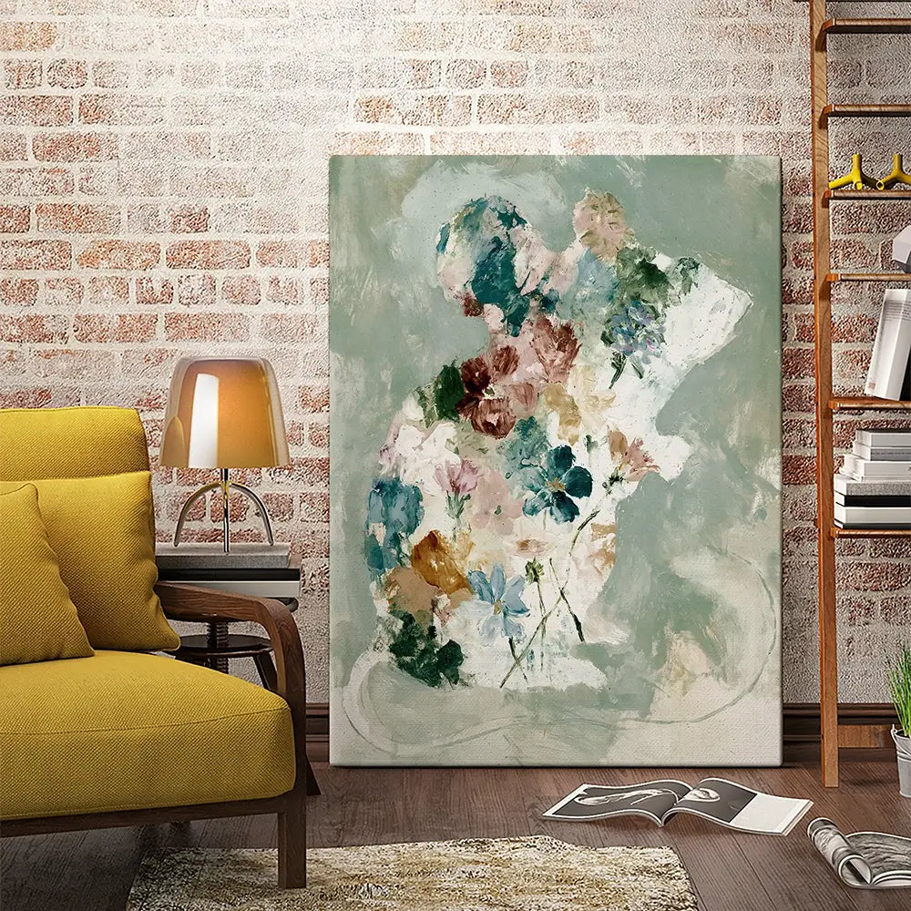 Mouse Blossom Canvas Print Mouse Blossom Canvas Print wall art product Chromatic Storm Studio