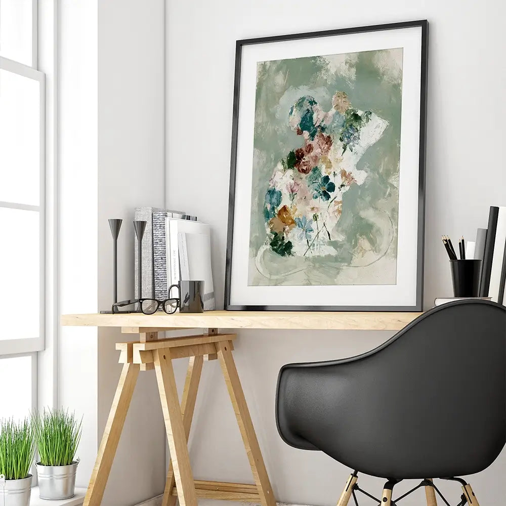 Mouse Blossom Framed Art Print Mouse Blossom Framed Art Print wall art product Chromatic Storm Studio