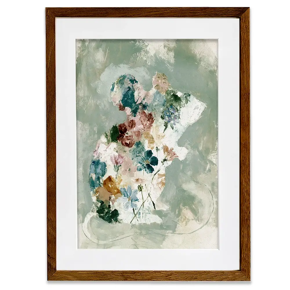 Mouse Blossom Framed Art Print Mouse Blossom Framed Art Print wall art product Chromatic Storm Studio