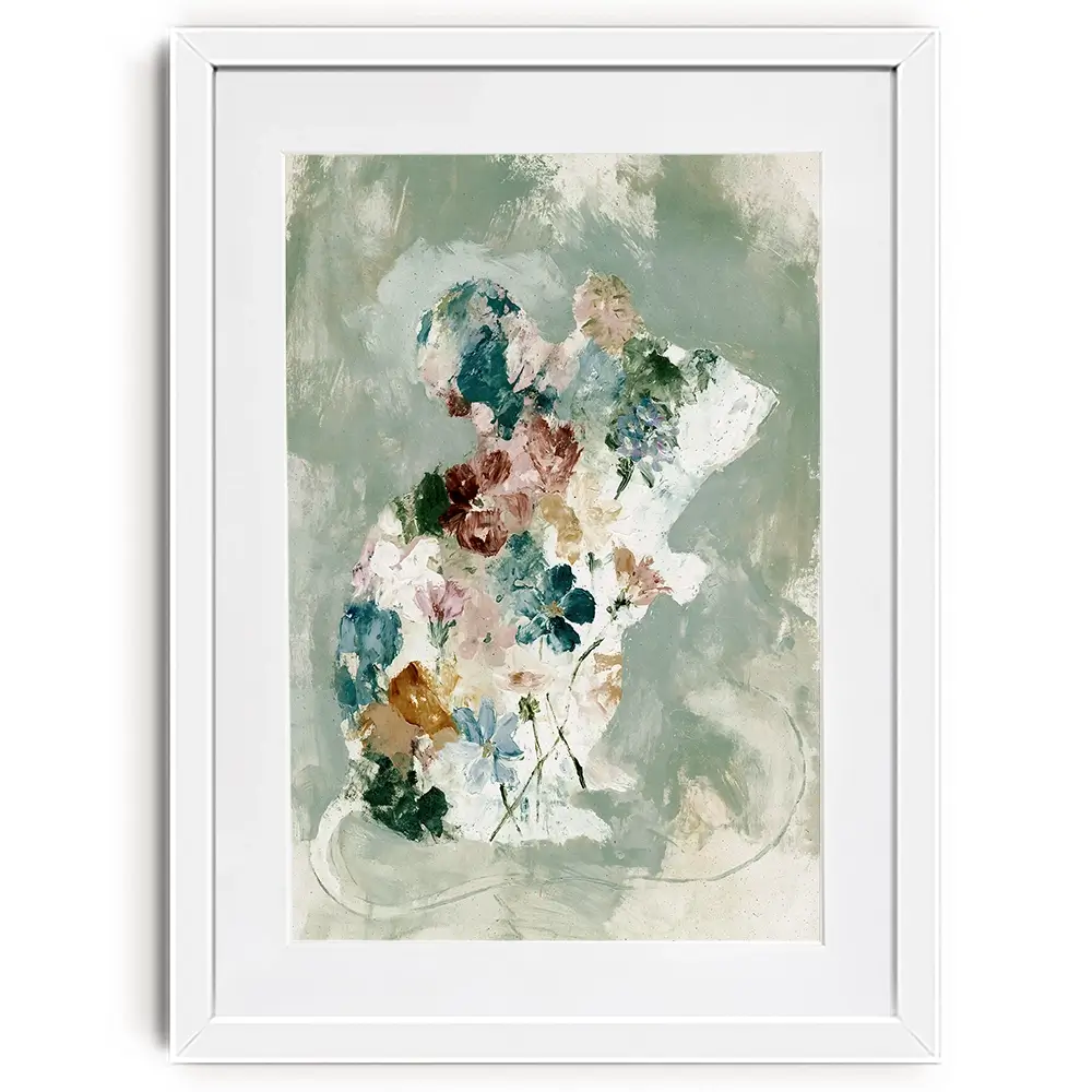 Mouse Blossom Framed Art Print Mouse Blossom Framed Art Print wall art product Chromatic Storm Studio