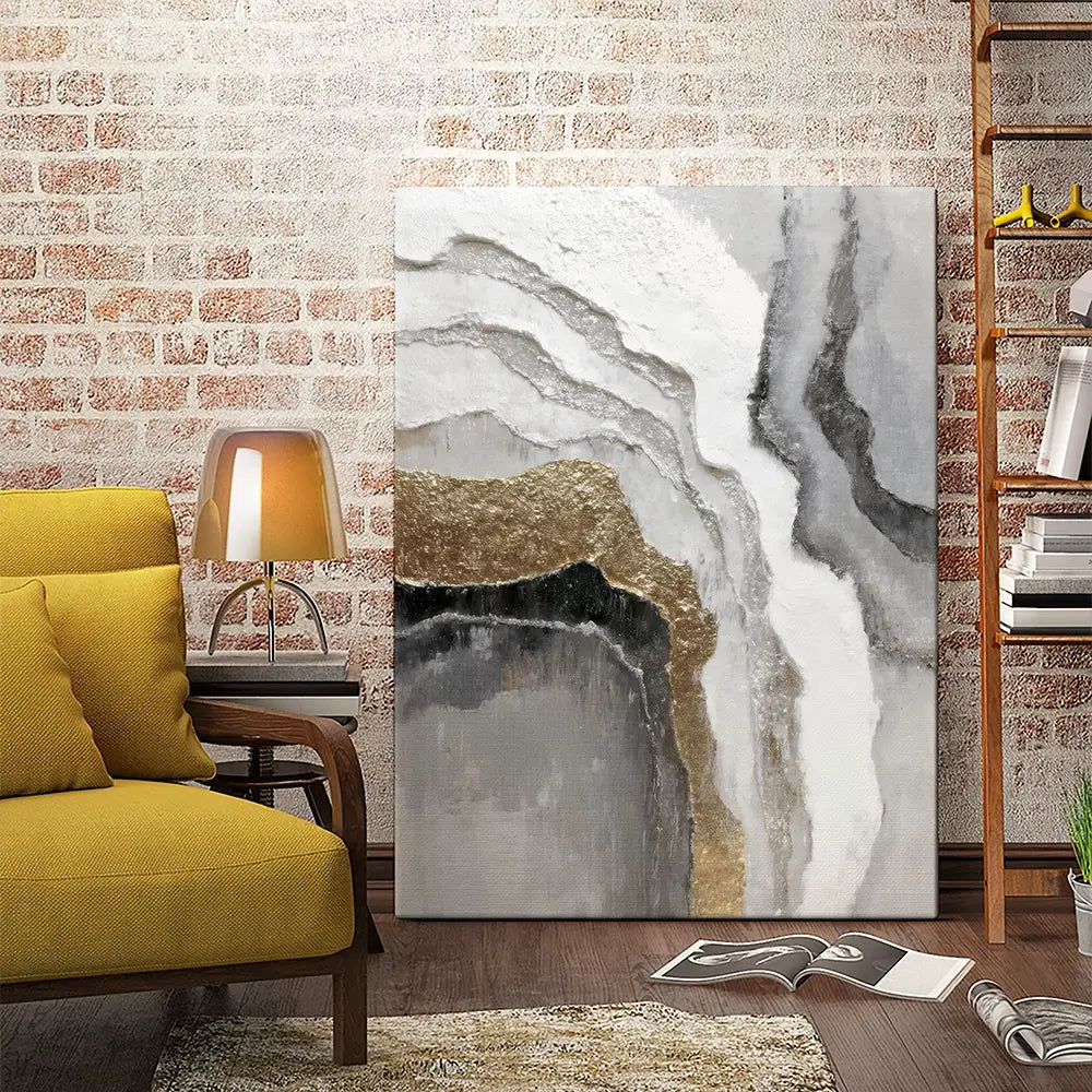 Movement Of Gold Canvas Print Movement Of Gold Canvas Print wall art product LSR Design Studio - Independent