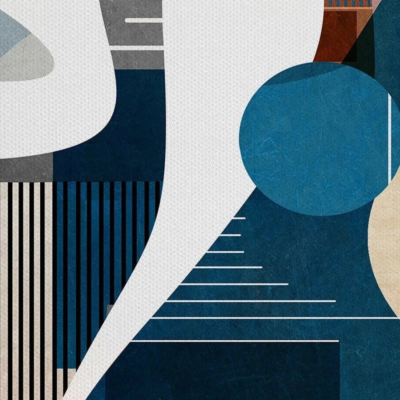 Moving Shapes Duo Canvas Print Moving Shapes Duo Canvas Print wall art product Roberto Moro