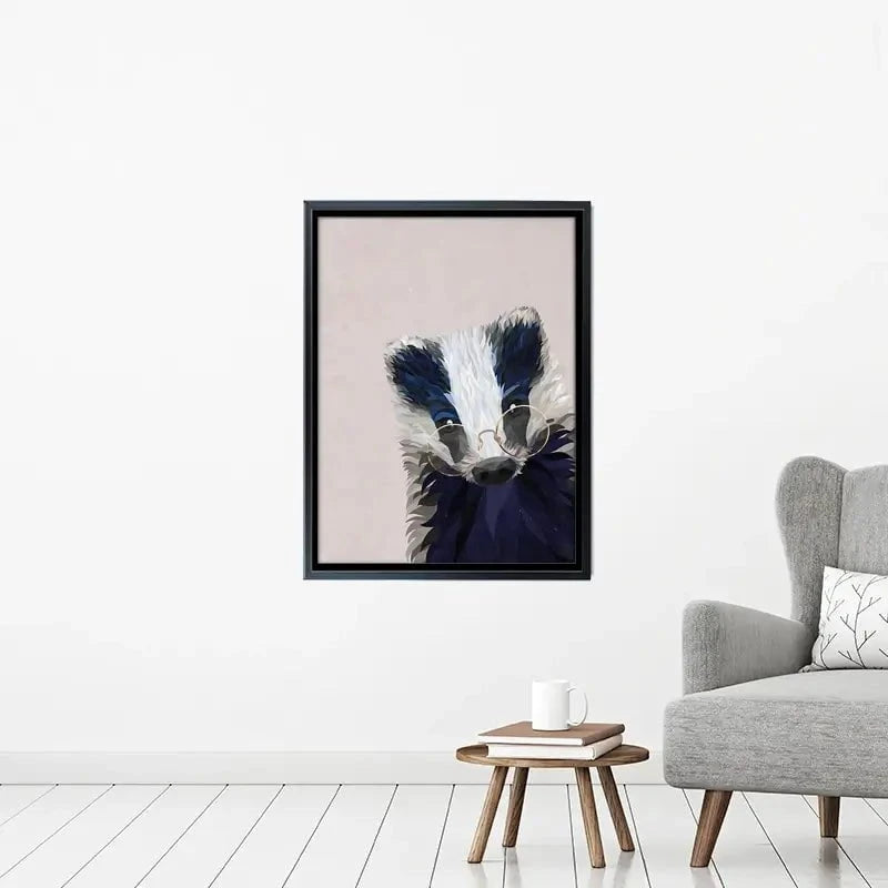 Mr Badger Canvas Print Mr Badger Canvas Print wall art product Sarah Manovski