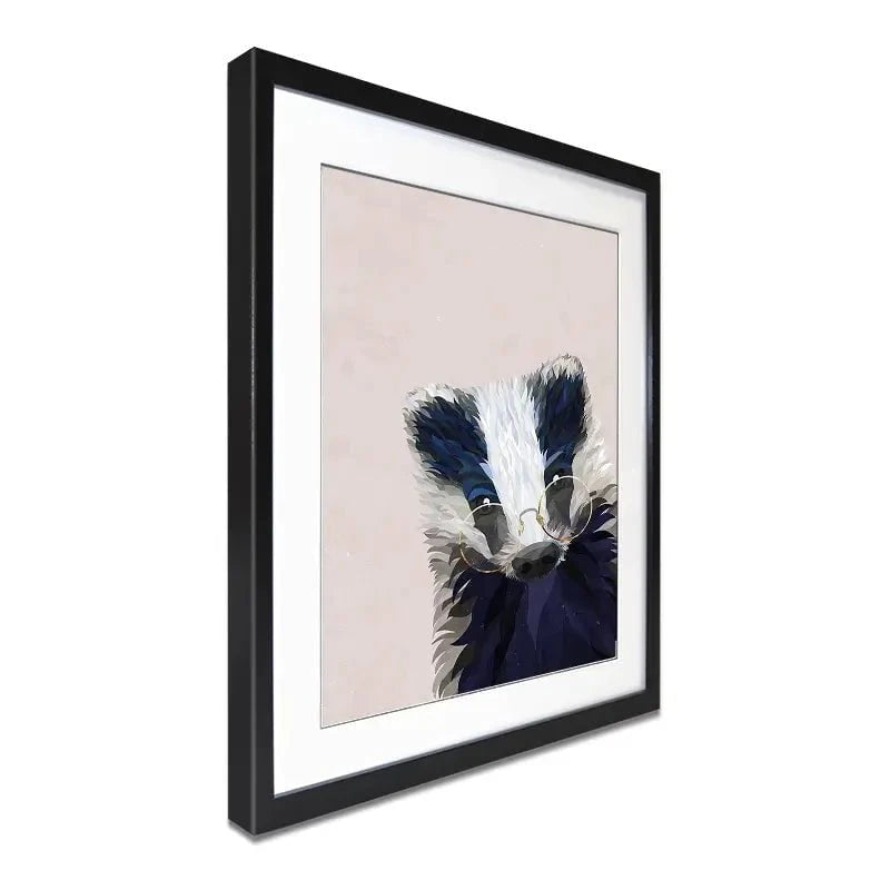 Mr Badger Framed Art Print Mr Badger Framed Art Print wall art product Sarah Manovski