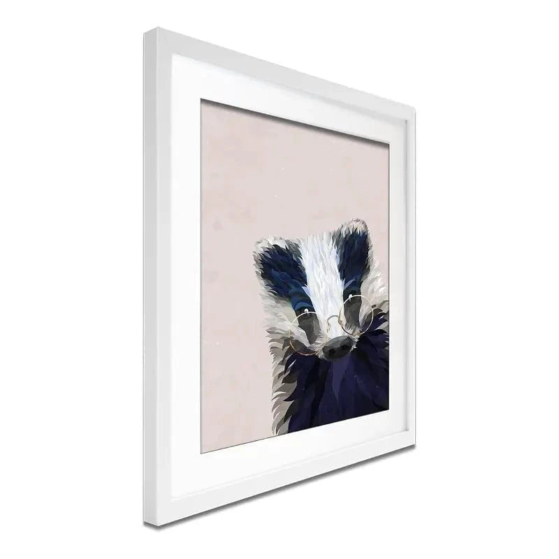 Mr Badger Framed Art Print Mr Badger Framed Art Print wall art product Sarah Manovski