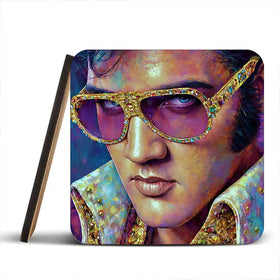 Mr Elvis Coaster Set Mr Elvis Coaster Set wall art product David Alexander Elder