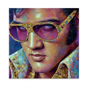 Mr Elvis Oversized Canvas Print Mr Elvis Oversized Canvas Print wall art product Art Print Shop